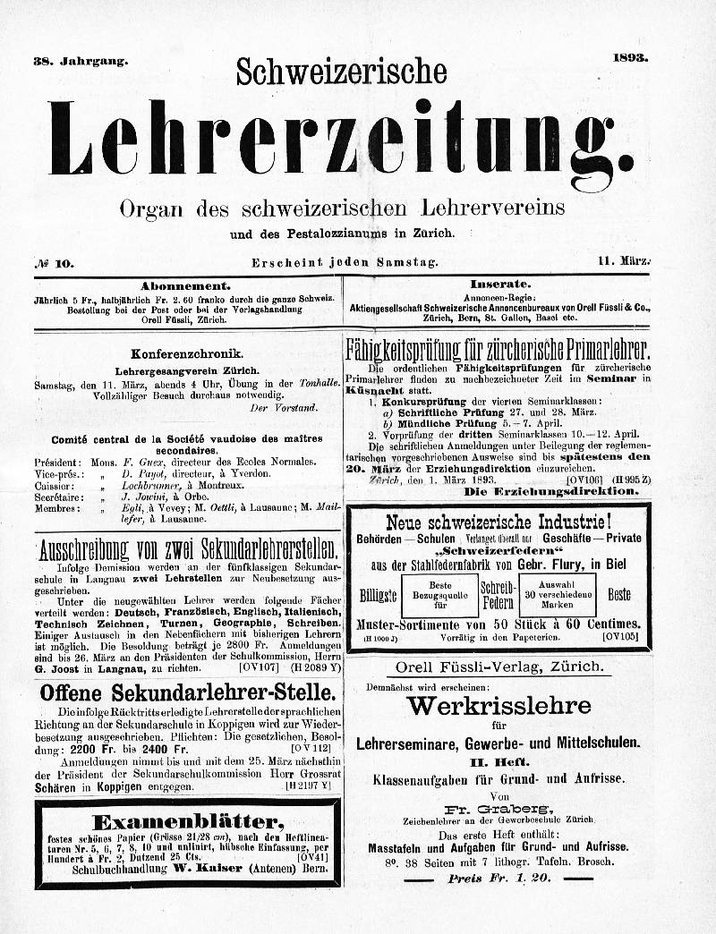 Buchumschlag - Heft 10