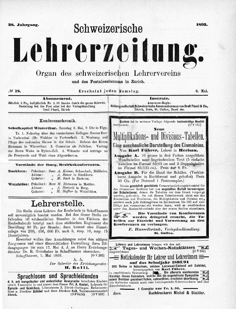 Buchumschlag - Heft 18