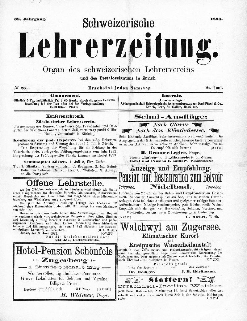 Buchumschlag - Heft 25