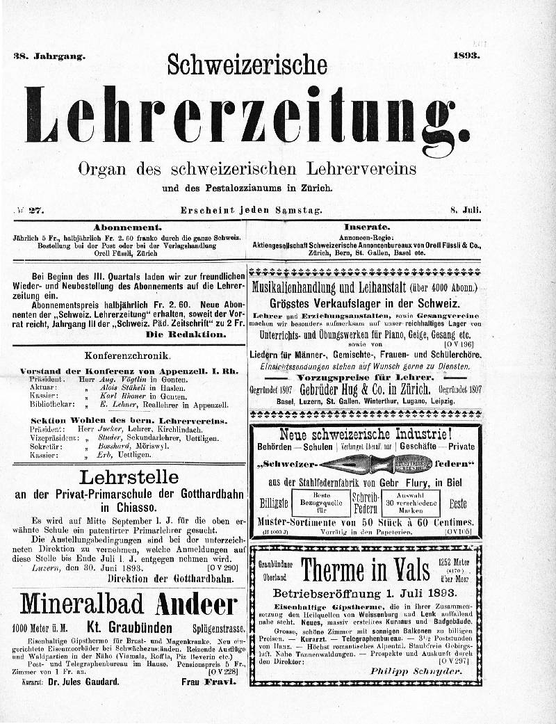 Buchumschlag - Heft 27