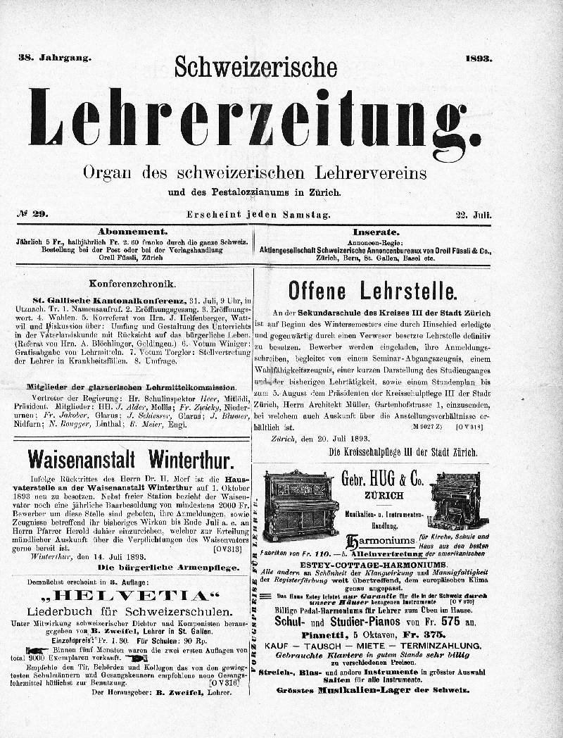 Buchumschlag - Heft 29