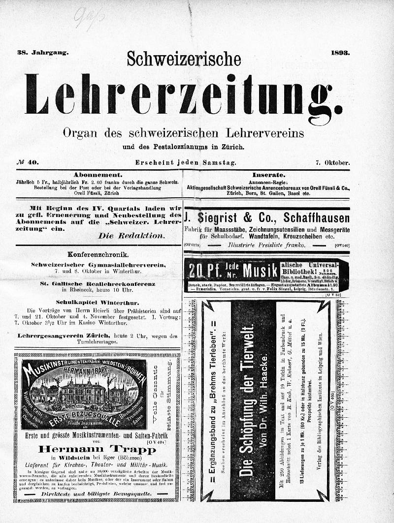 Buchumschlag - Heft 40