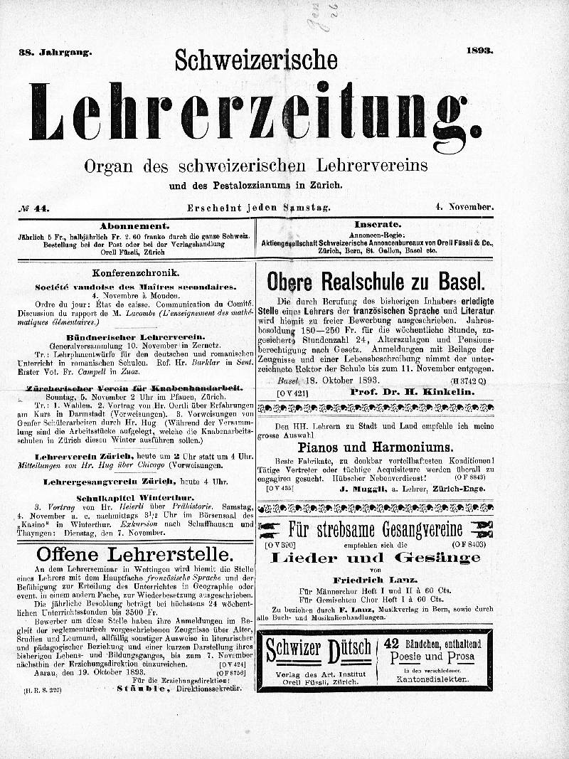 Buchumschlag - Heft 44