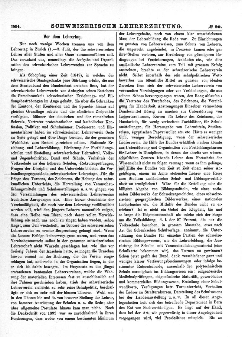 Buchumschlag - Heft 20