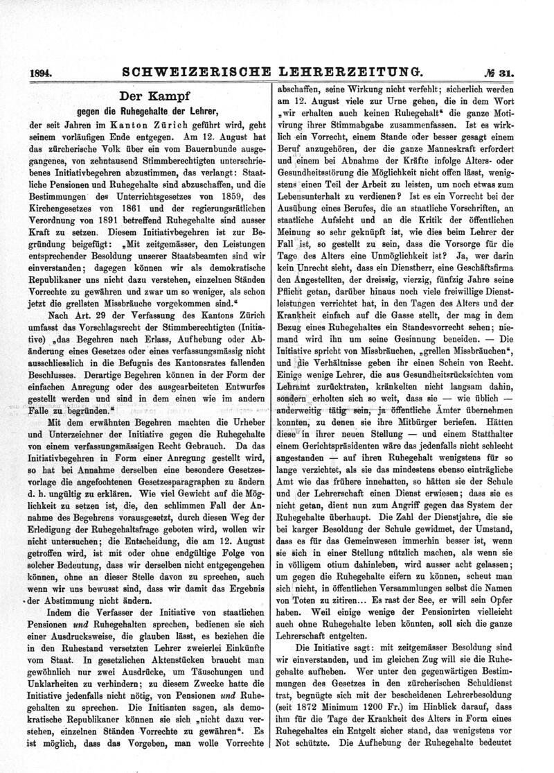 Buchumschlag - Heft 31