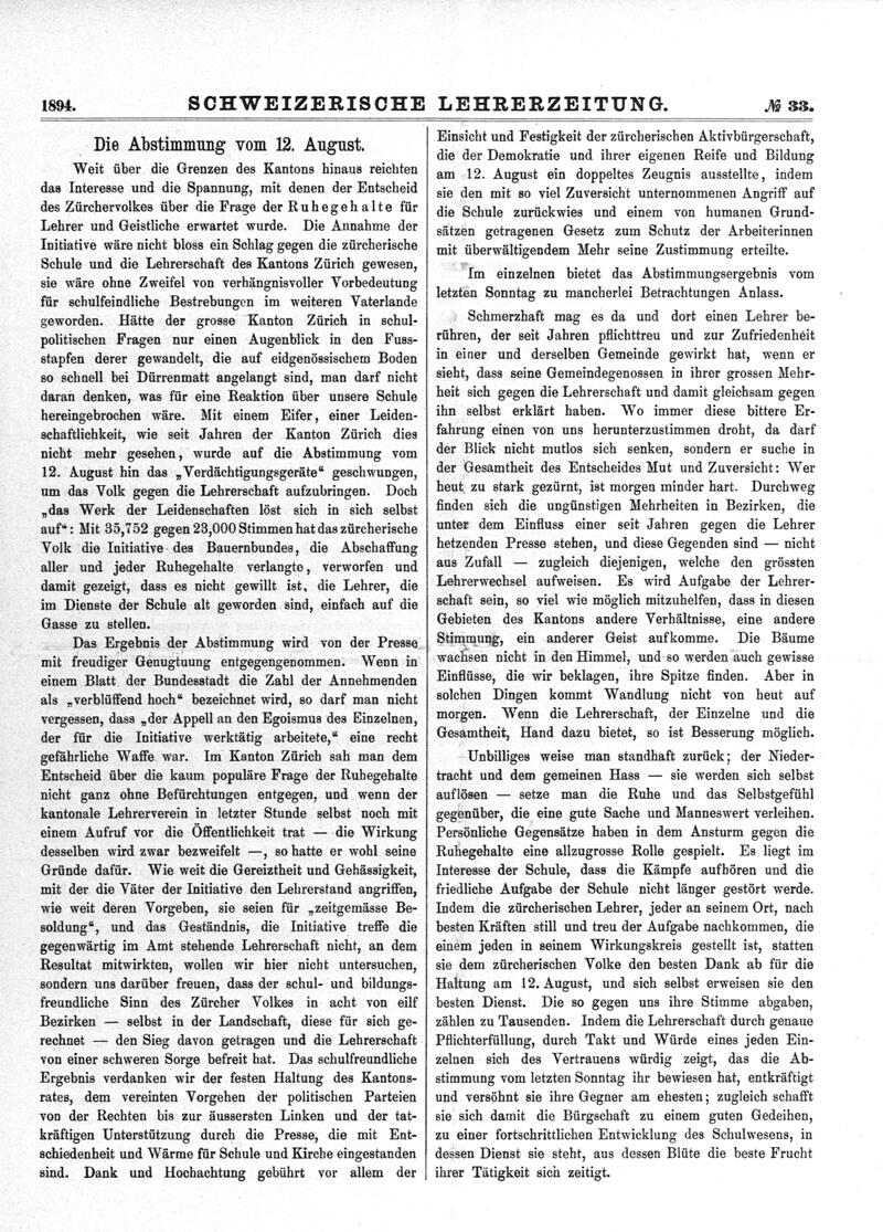 Buchumschlag - Heft 33