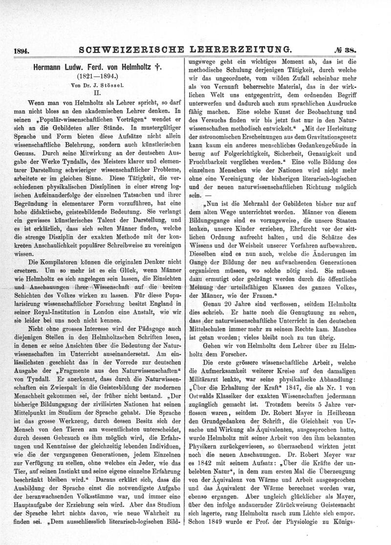 Buchumschlag - Heft 38