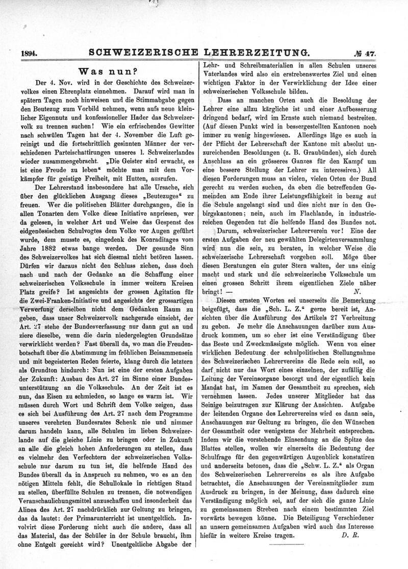 Buchumschlag - Heft 47