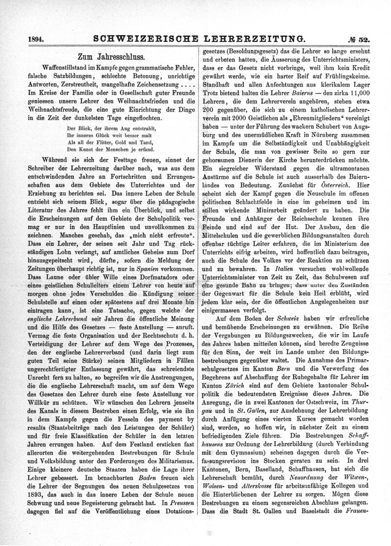 Buchumschlag - Heft 52