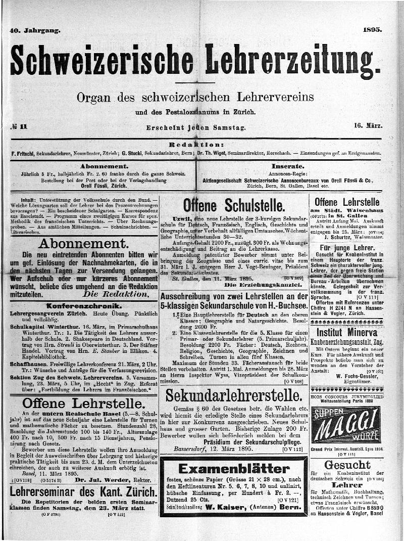 Buchumschlag - Heft 11