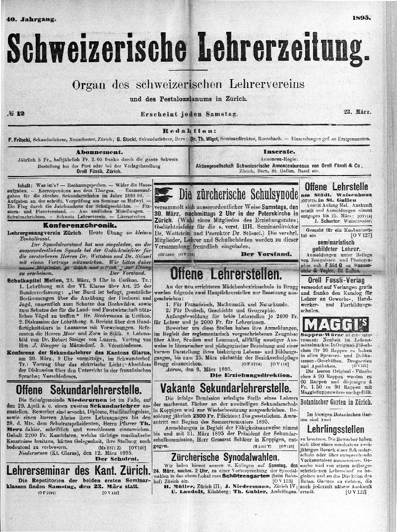 Buchumschlag - Heft 12