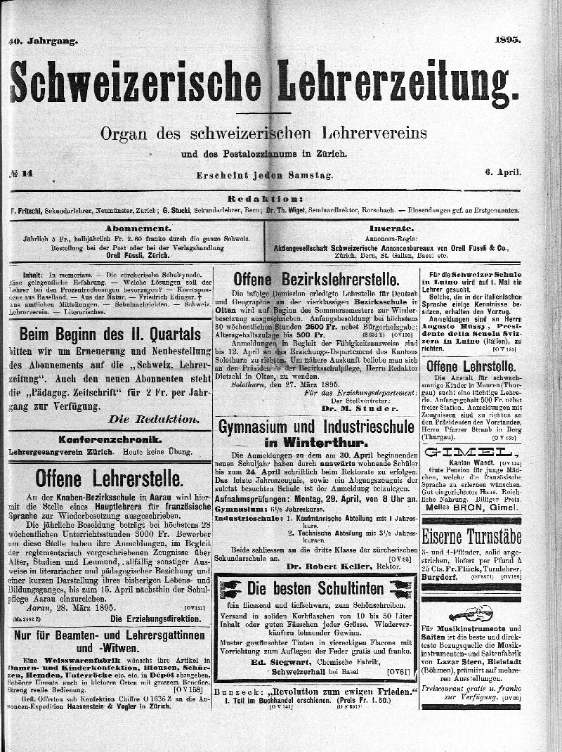 Buchumschlag - Heft 14