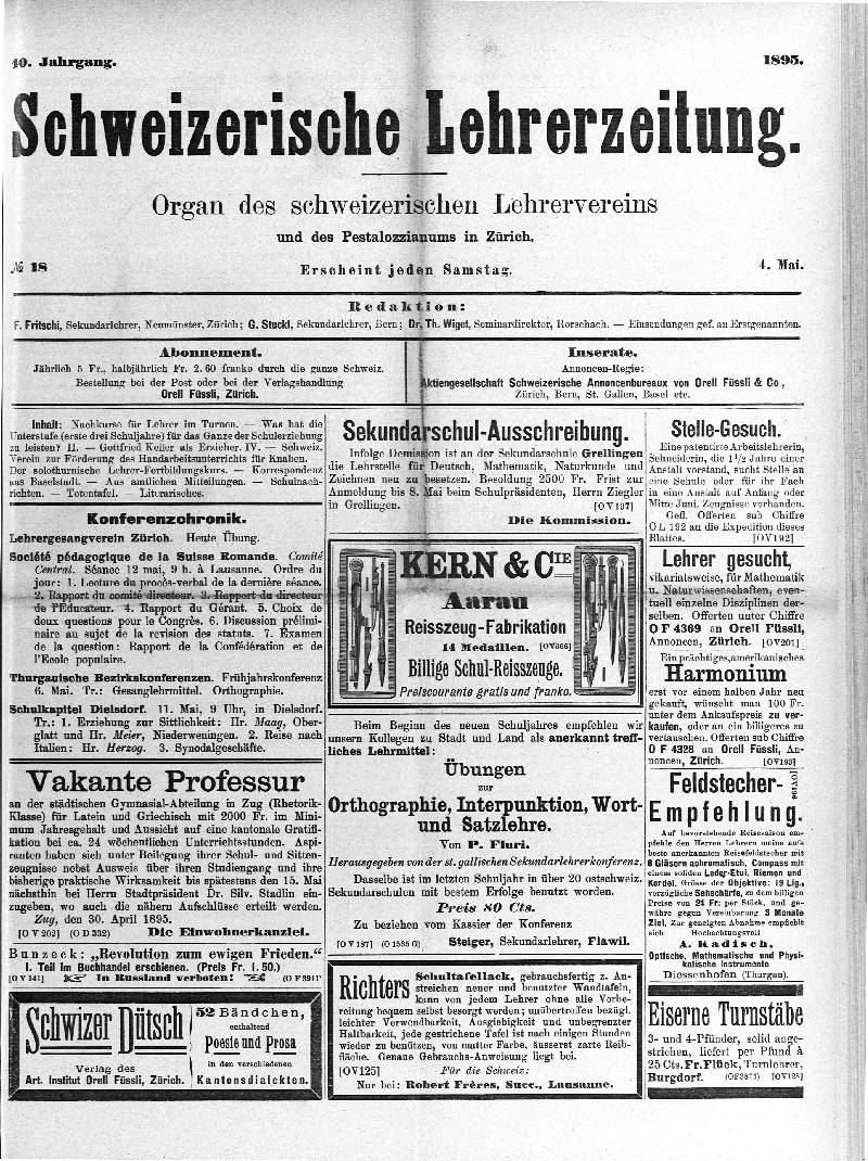 Buchumschlag - Heft 18