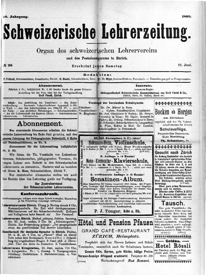 Buchumschlag - Heft 25