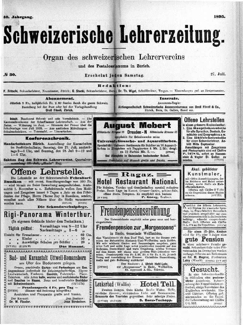 Buchumschlag - Heft 30