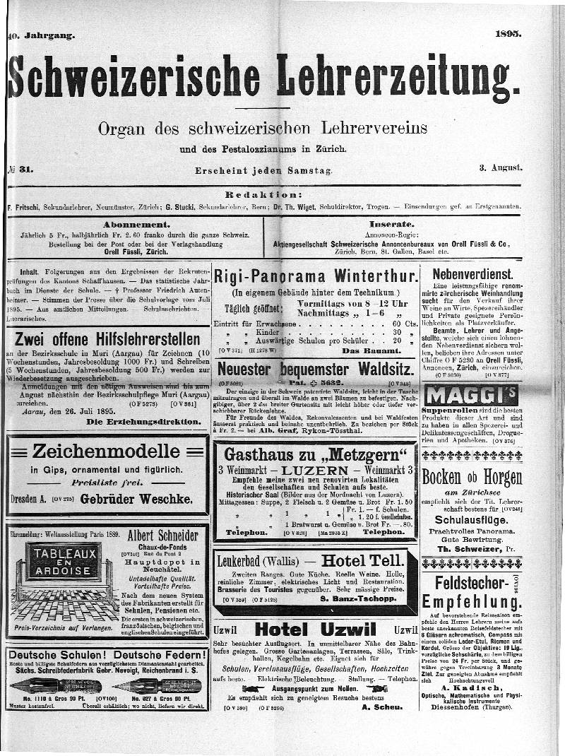 Buchumschlag - Heft 31