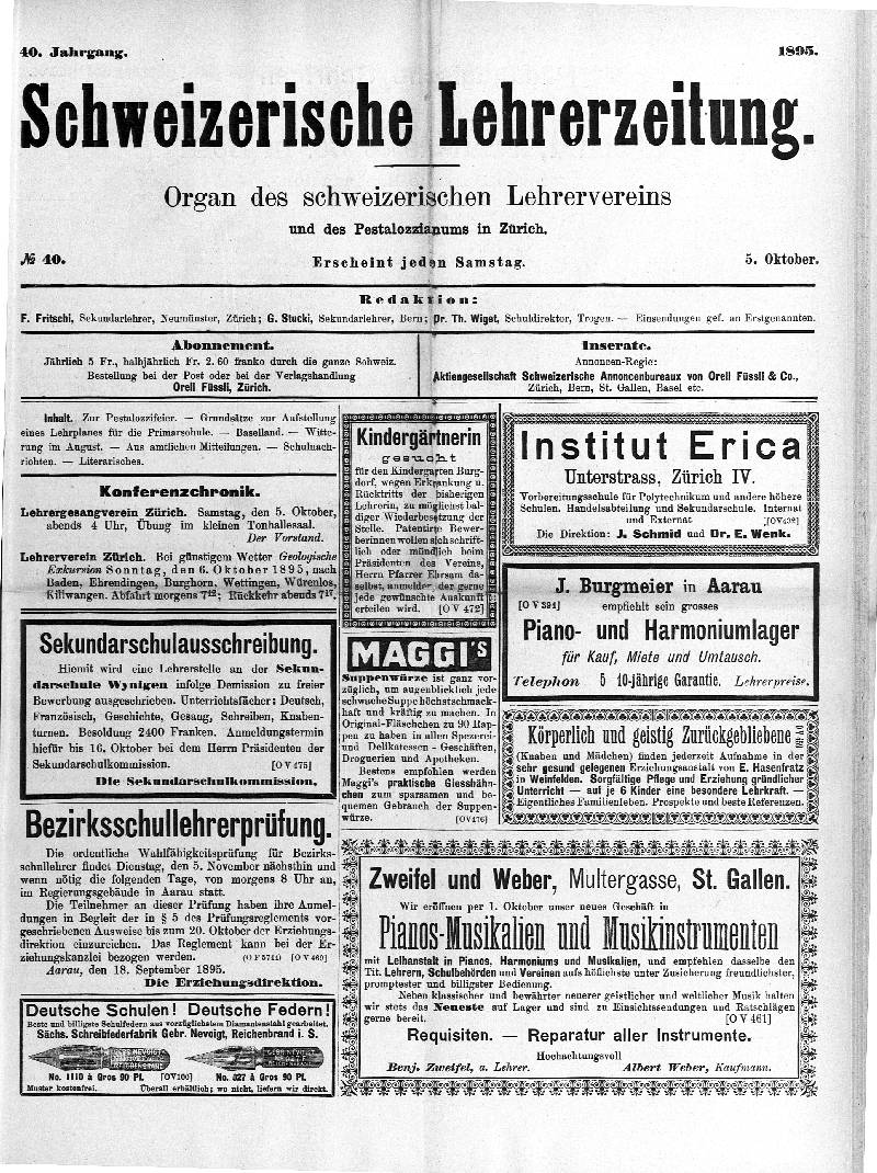 Buchumschlag - Heft 40