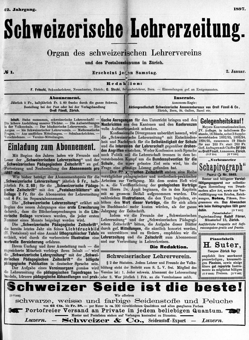 Buchumschlag - Heft 1