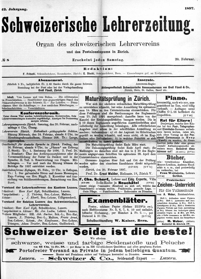 Buchumschlag - Heft 8