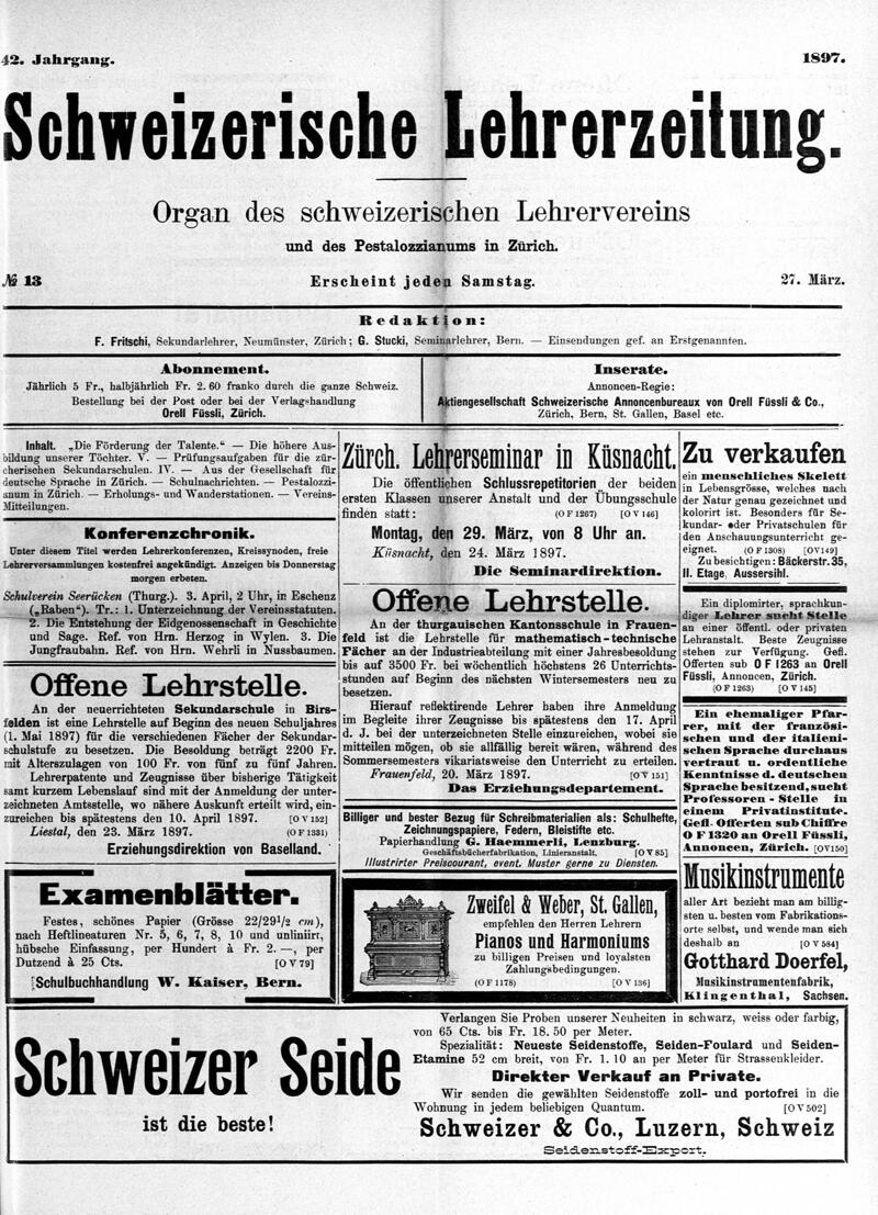 Buchumschlag - Heft 13