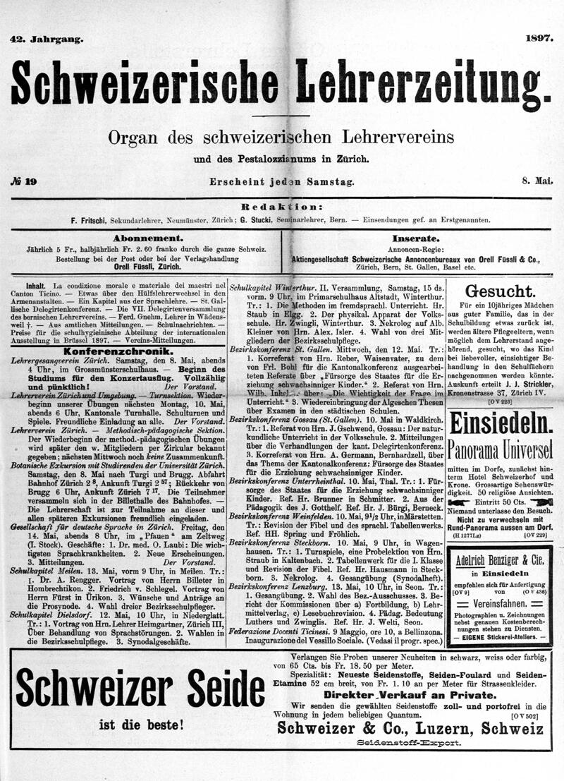 Buchumschlag - Heft 19