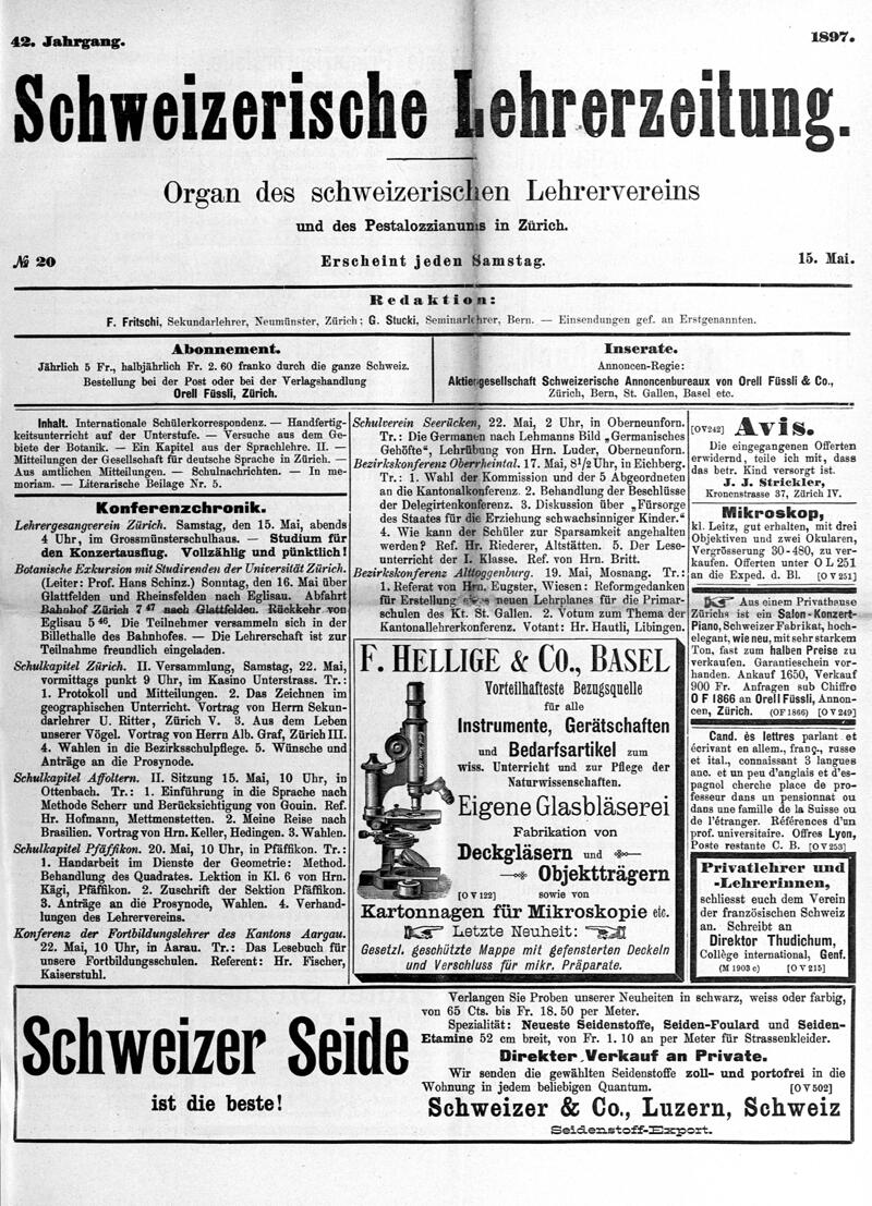 Buchumschlag - Heft 20