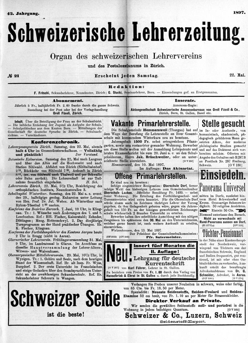 Buchumschlag - Heft 21