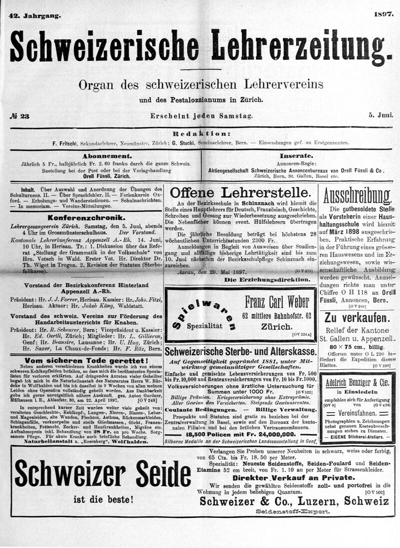 Buchumschlag - Heft 23