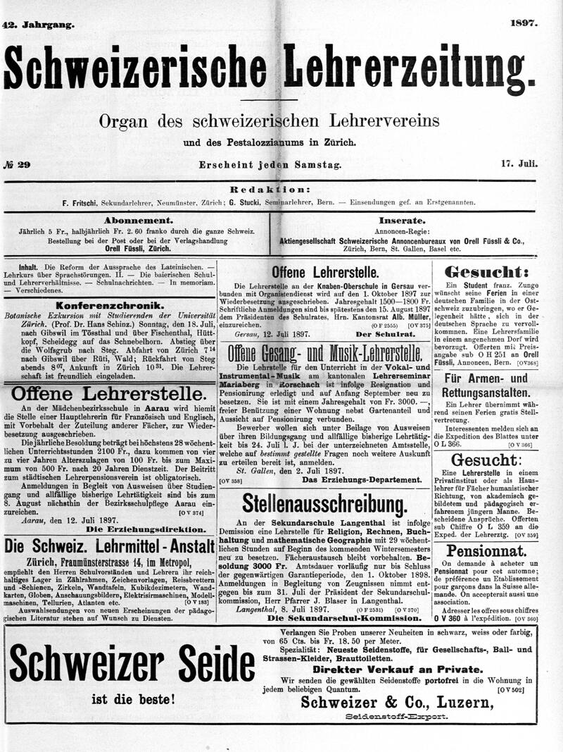 Buchumschlag - Heft 29