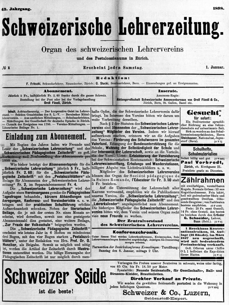 Buchumschlag - Heft 1