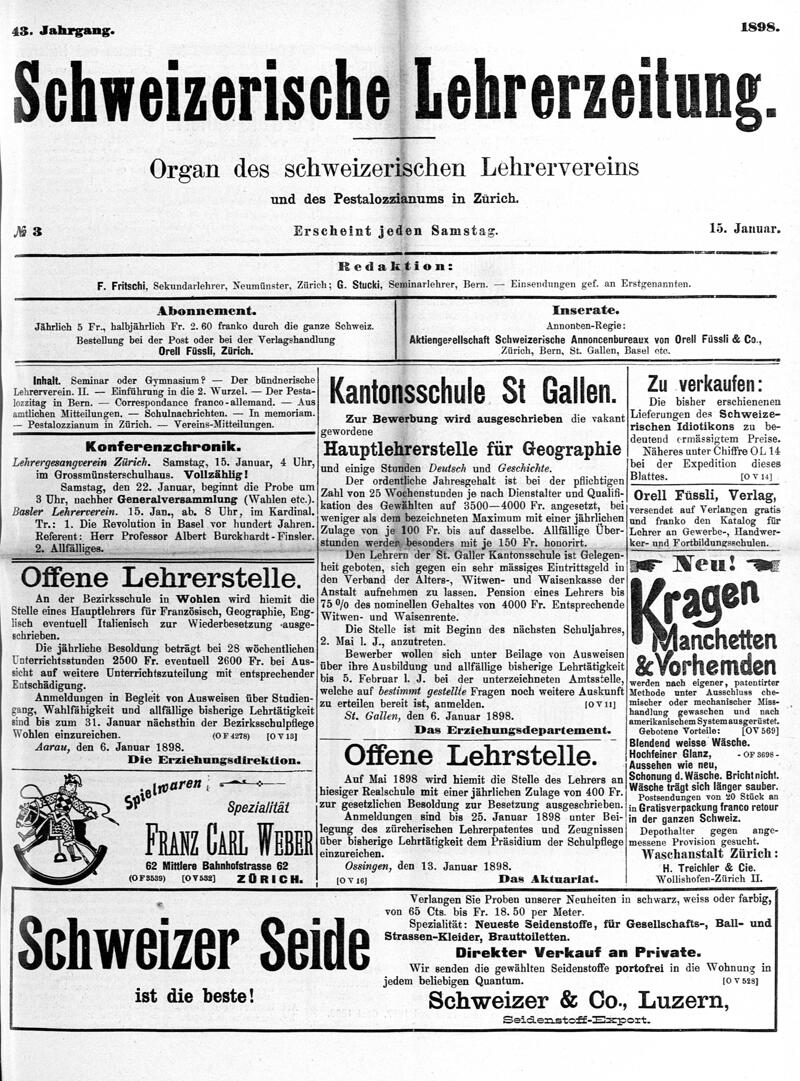 Buchumschlag - Heft 3