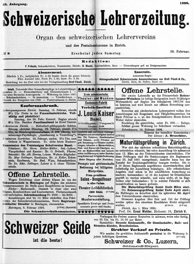 Buchumschlag - Heft 8