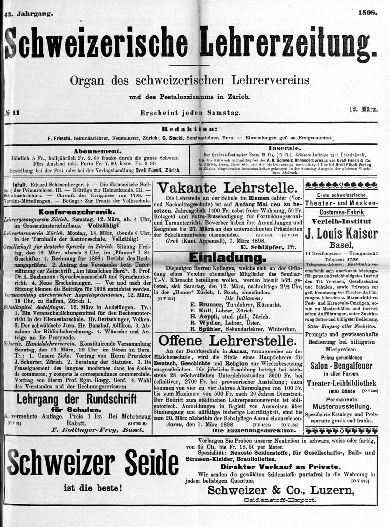 Buchumschlag - Heft 11