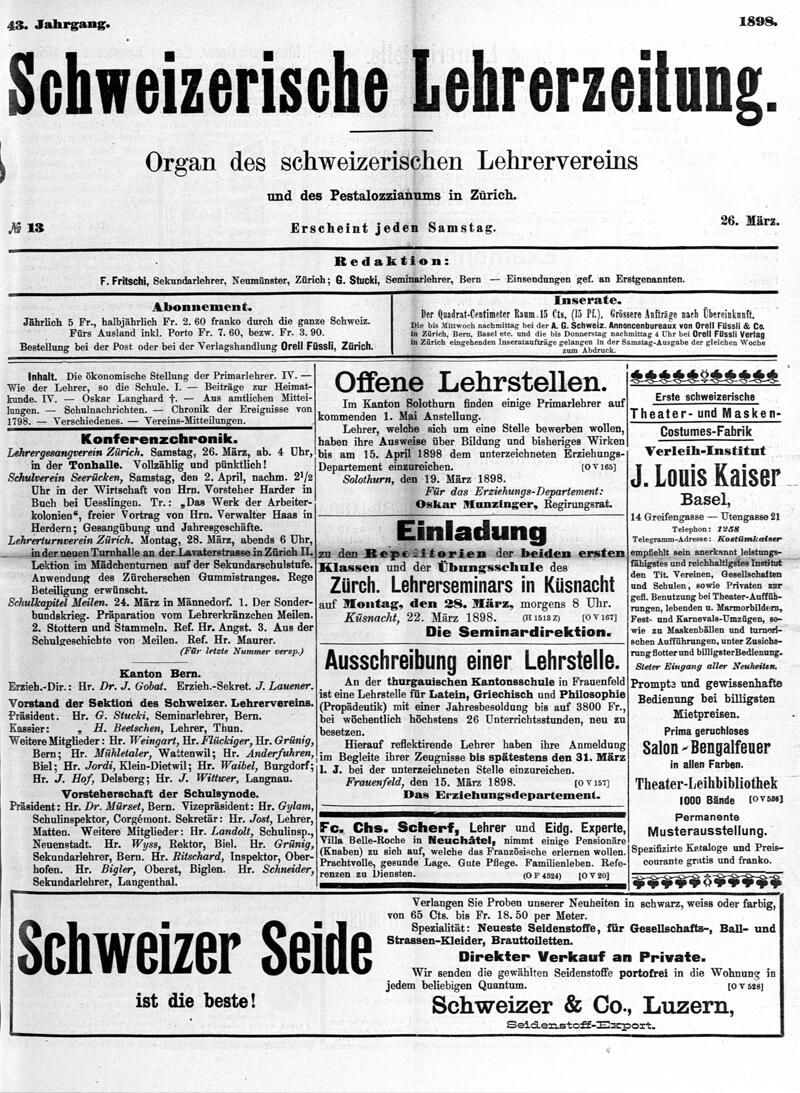 Buchumschlag - Heft 13