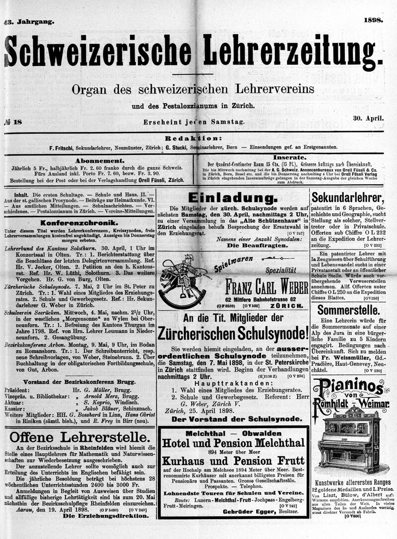 Buchumschlag - Heft 18