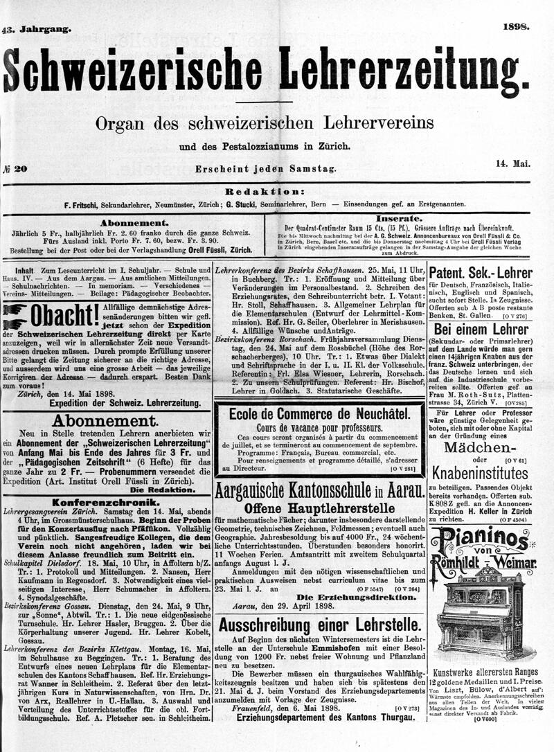 Buchumschlag - Heft 20