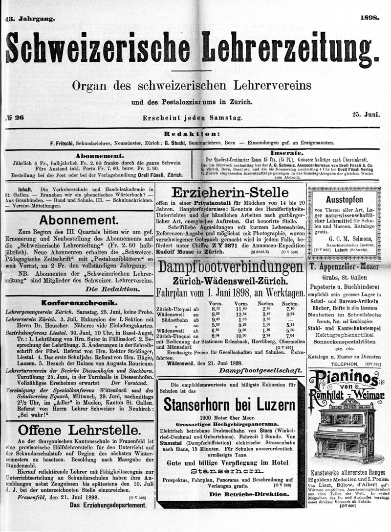 Buchumschlag - Heft 26