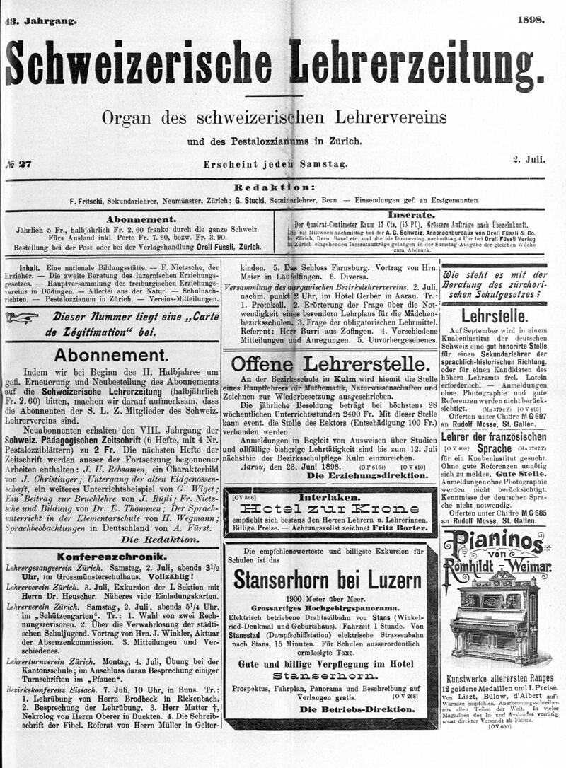 Buchumschlag - Heft 27