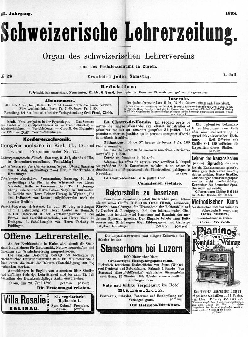 Buchumschlag - Heft 28