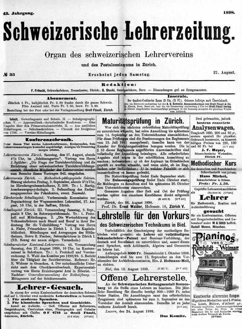 Buchumschlag - Heft 35