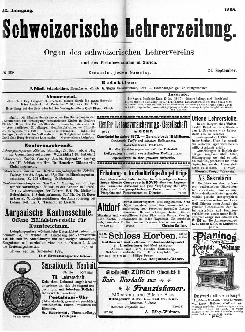 Buchumschlag - Heft 39