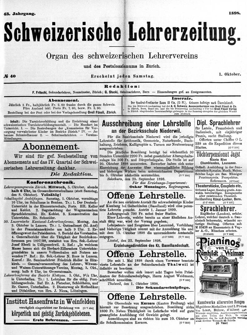 Buchumschlag - Heft 40