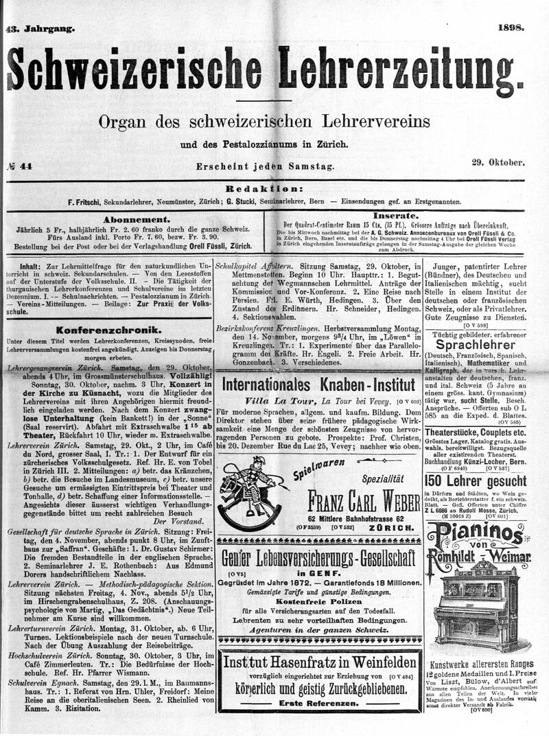 Buchumschlag - Heft 44