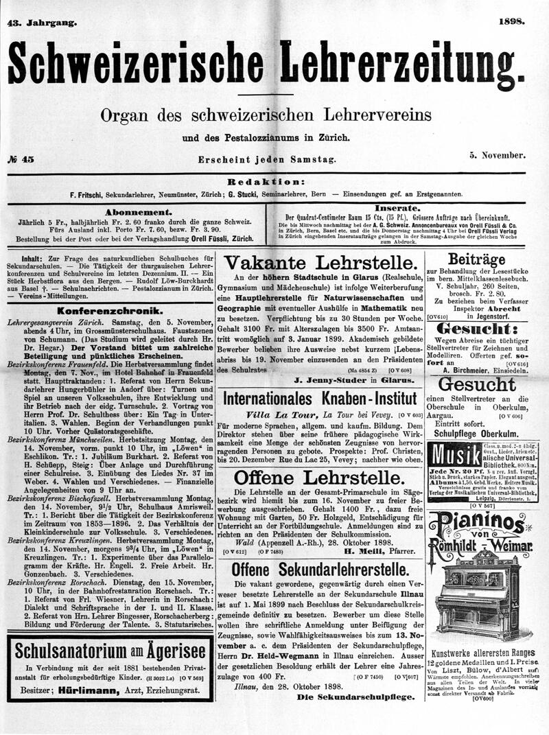 Buchumschlag - Heft 45