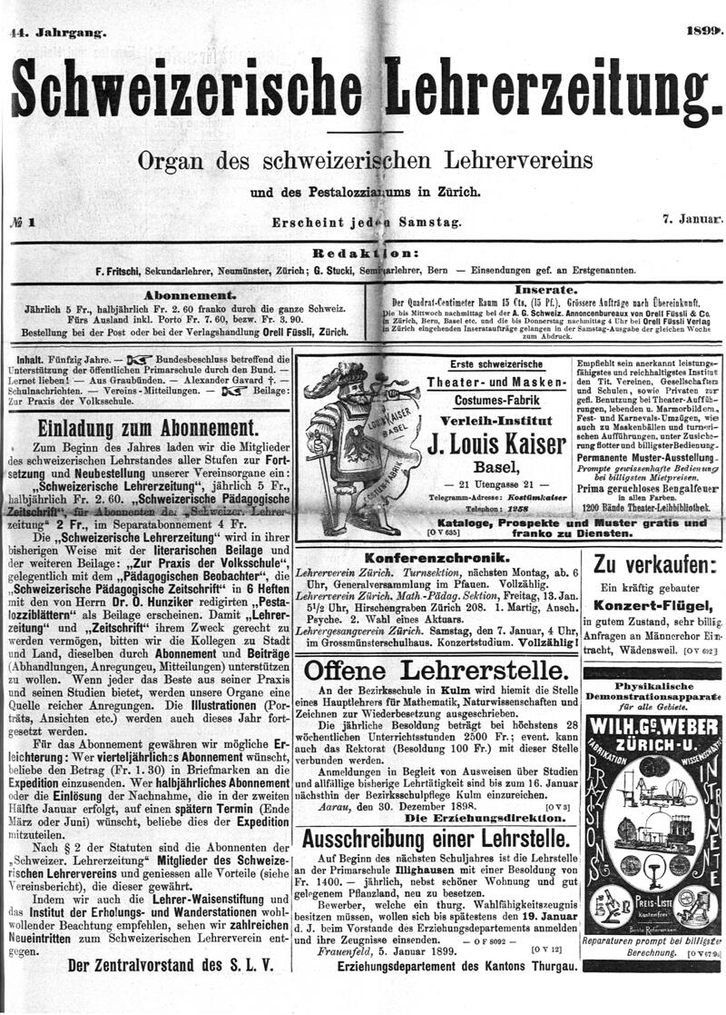 Buchumschlag - Heft 1