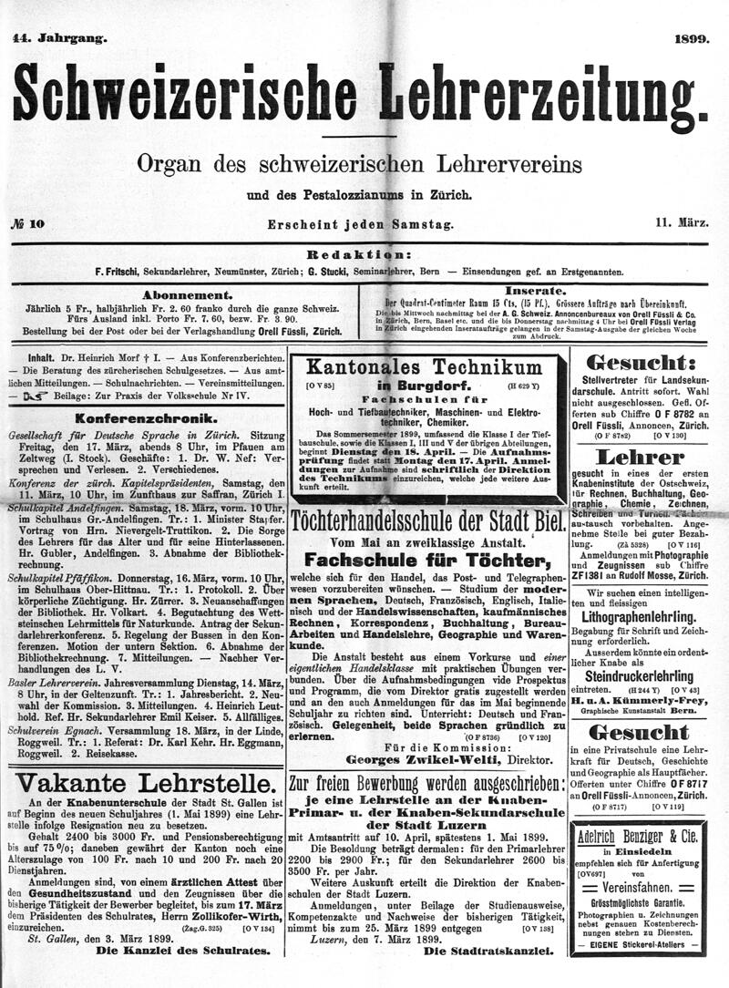 Buchumschlag - Heft 10