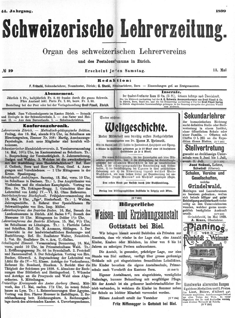 Buchumschlag - Heft 19