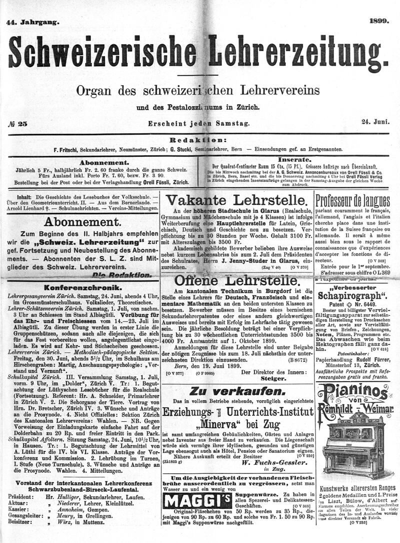 Buchumschlag - Heft 25