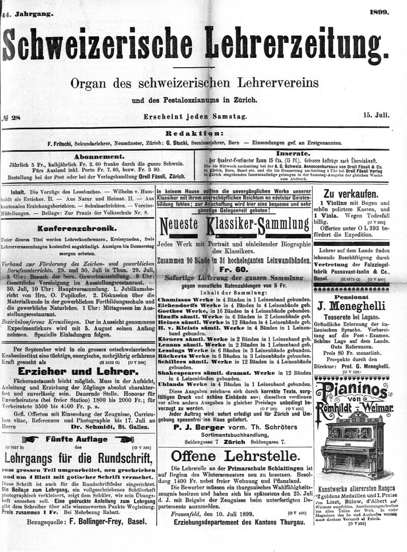 Buchumschlag - Heft 28