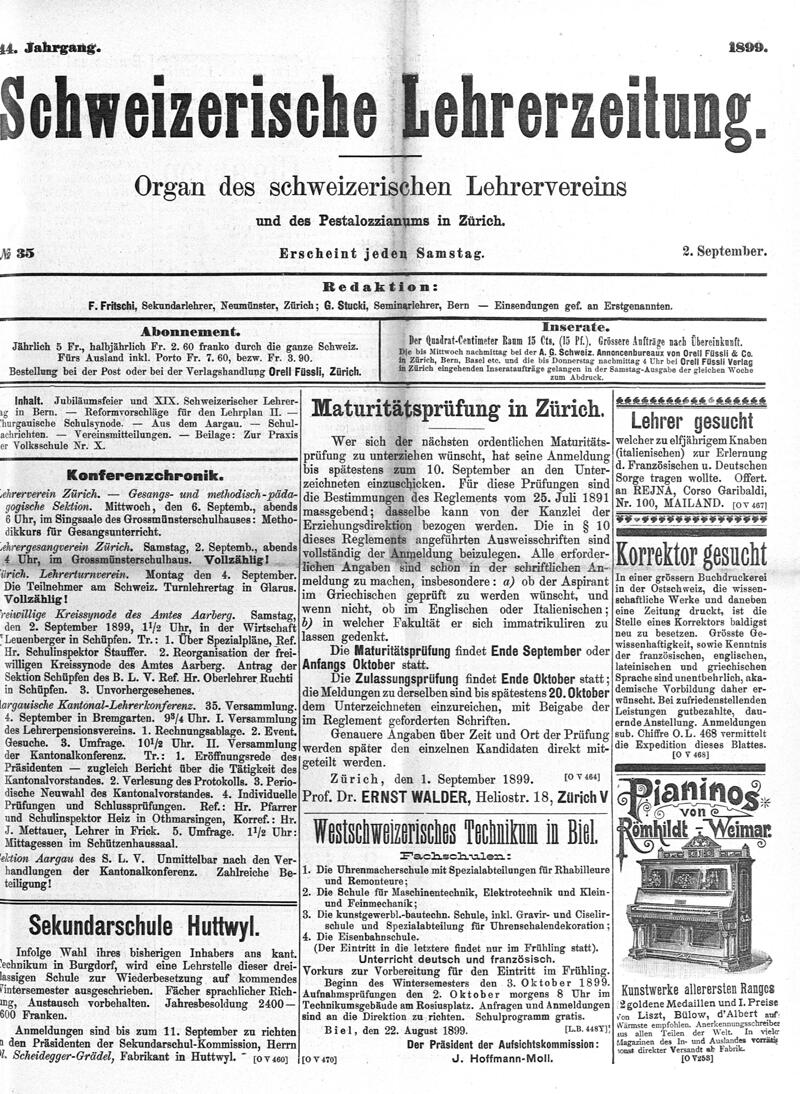 Buchumschlag - Heft 35